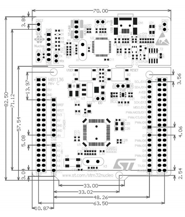 Stm32 nucleo схема