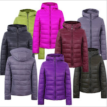Autumn Winter jacket women 2015 fashion short Hooded jackets female wadded jacket outerwear Ultra Light winter coat women H137