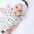 new newborn Toddler Infant One piece Lace Cartoon Rabbit Pattern Children Bodysuit Baby Girl Clothes Cute