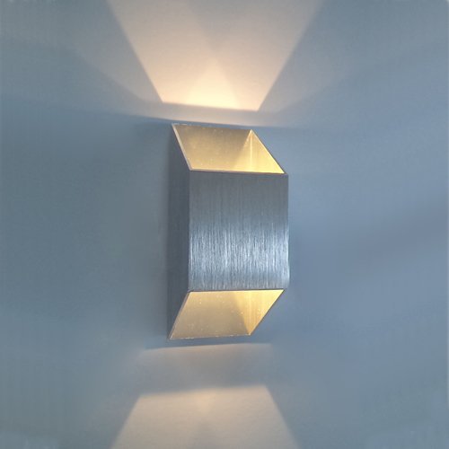 2W LED Wall Sconce Light Fixture up Down lamp Lighting for Theater Studio Store Hall Porch ...