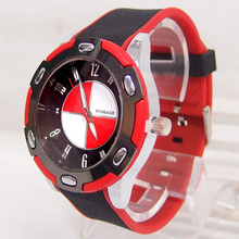 2013 New Fashion Brand Watches Men Women Sports Watches Quartz Silicone Jelly Wristwatches 8W0028