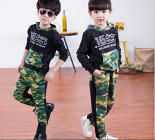 New Camouflage Kids Clothing Set for Boys&Girls Spring&Autumn Cotton Camo Boys Sports Set Active Girls Clothing Sets fleece