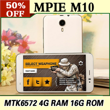 Original Smartphone MPIE M10 5.0 inch MTK6752 Octa Core 1080P 4GB RAM 16GB ROM Dual Sim 13.0MP Camera android cell Mobile Phone