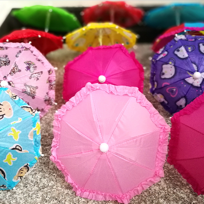 Pink Barbie Umbrella with Whistle Kids Umbrella Kids Gift 