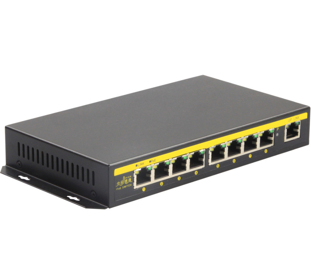 Power over switch 9 port 10/100Mbps RJ45...