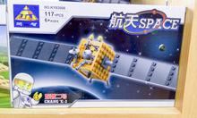 model building kits compatible with lego city satellite 542 3D blocks Educational model & building toys hobbies for children