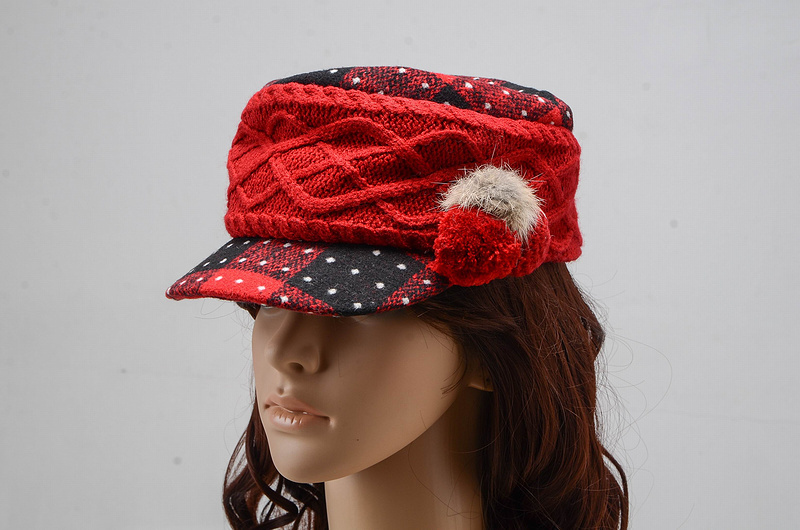 Red dress hats for women