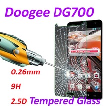0.26mm 9H Tempered Glass screen protector phone cases 2.5D protective film For DOOGEE TITANS2 DG700 -4.5inch