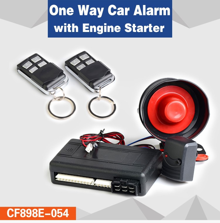 Wholesale-Remote Engine Start 1-way Car Alarm System with Turbo Timer