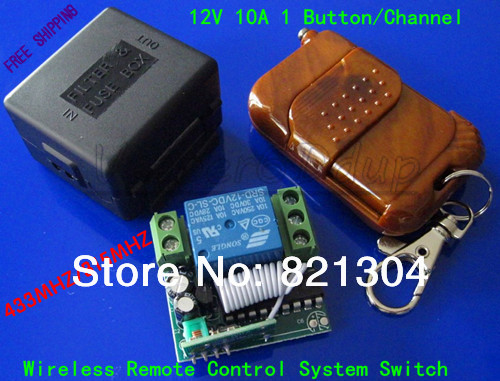12V 10A 1 Channel Electric Control Lock Signal Fixed Encoding Wireless Remote Switch RF 315MHZ Auto