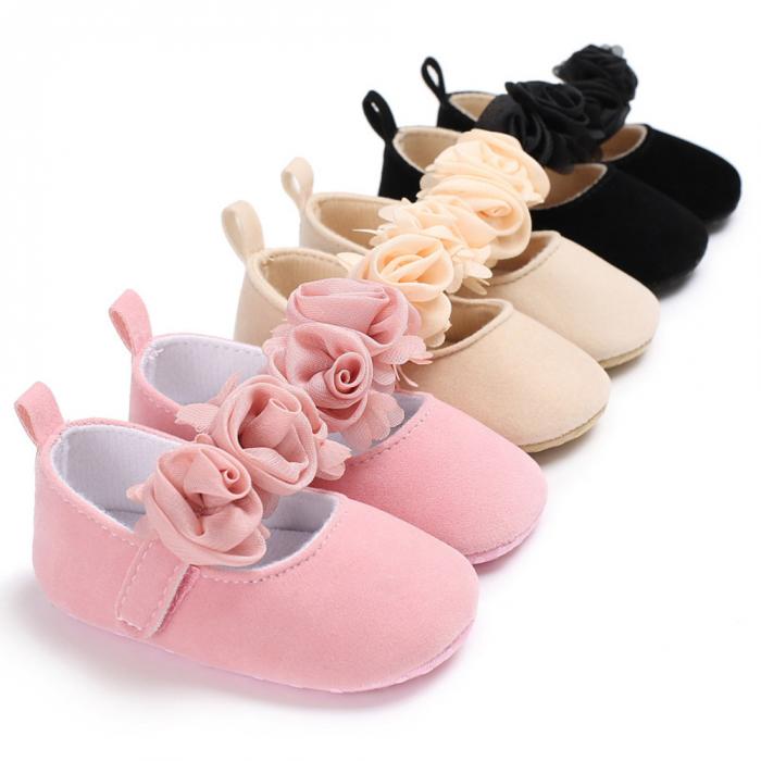 Kids Baby Girl Shoes Soft Walkers Learn 