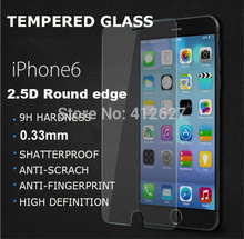 2014 New 0.3mm 2.5D Ultra Thin Premium Tempered Glass Mobile Cell Phone Screen Protector for iphone 6 4.7″ Screen Protector