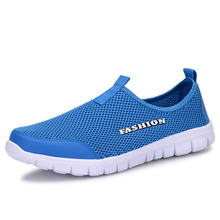 Men Women Casual Shoes New Arrival Men’s Fashion Solid Breathable Lazy Shoes Male Plus Size 34-46 Slip-on Network Shoe