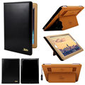 Luxury genuine Leather Flip Cover Smart Cover wake up sleep hold Case For Apple iPad Air
