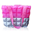 REAL PHOTO 2015 High quality fashion Color matching candy color bags waterproof beach bags women bags