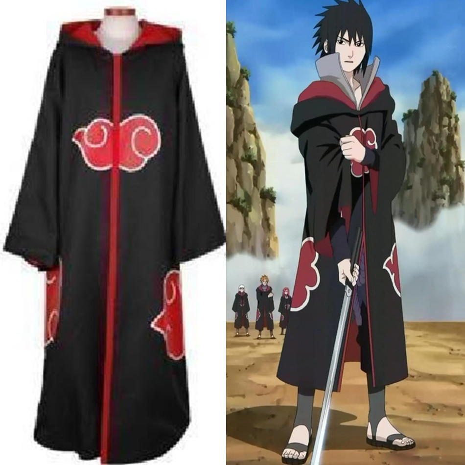 LC129 Fashion 2015 Hot Selling naruto cosplay costume Naruto Akatsuki Uchiha Itachi Cosplay
