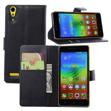 New For 5″ Lenovo Lemon K3 /K30-W 4G Smartphone Flip Stand Leather Wallet Case Cover Skin With Card Holder Phone Bags