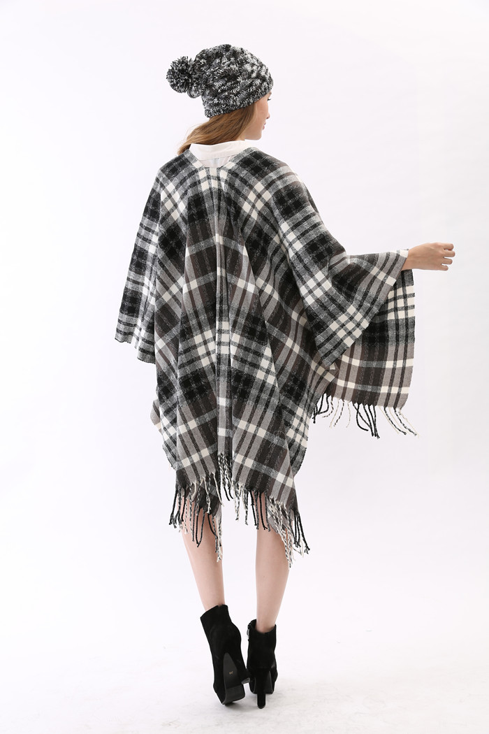 2015 New Arrival Famous Brand Oversize Warm Evening Wrap Bohemian Tassel Shawl font b Tartan b