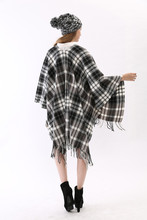2015 New Arrival Famous Brand Oversize Warm Evening Wrap Bohemian Tassel Shawl font b Tartan b