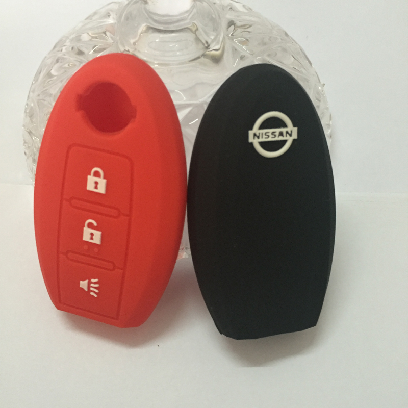 Silicone Remote Control Car Key Case Cover for Nissan Teana X Trail Livina Tiida Qashqai New