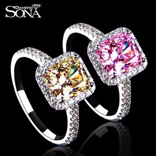 gem stone and diamond wedding rings