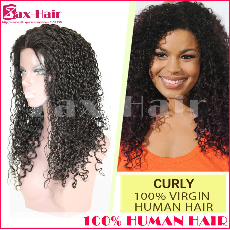 Curly full lace human hair wigs for black women 6A lace front wig cheap human hair full lace wigs with baby hair customized sale