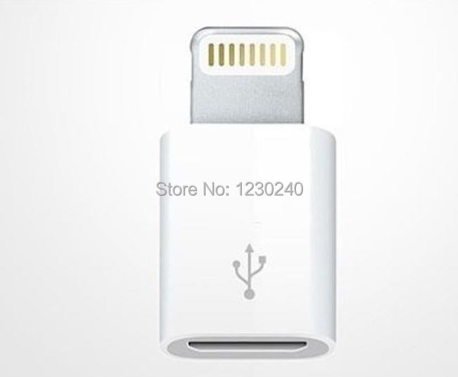 iPhone 5 Lighting 8 Pin Male Connector Converter to Micro USB 5 Pin Data Adapter 1.jpg