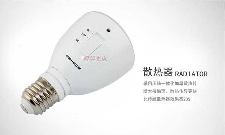 2014 Newest Multifunctional Bulb E27 AC/DC 110V/220V as flashlight White LED Bulb Lamp Light + remote controller free shipping