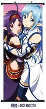Sword Art Online sao Wall Scroll cosplay asuna japan anime Home Decor Poster G37