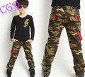 New Boys casual Camouflage Pants Children outdoor pockets pants kids army design trousers for Spring Autumn