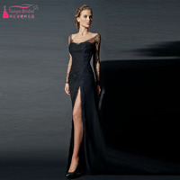 Sexy Black Evening Dresses long elegant prom dresses long dresses for wedding party elie saab dress