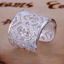 Free Shipping 925 Sterling Silver Ring Fashion Inlaid Zircon Multi Heart Ring Women Men Gift Silver