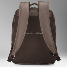 2015 new fashion men s business casual leather shoulder bag dual use high end travel Baotou