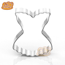 1 Pcs Cute princess dress Stainless Steel Cookie Biscuit Pastry Reposteria Cutter Baking Mould DIY Tool Cake Mold