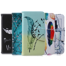 New Flower Patterns Flip Case for apple iphone 6 4.7 PU Leather + Silicone Wallet Cover for iphone6 phone Case Coque Fundas Capa