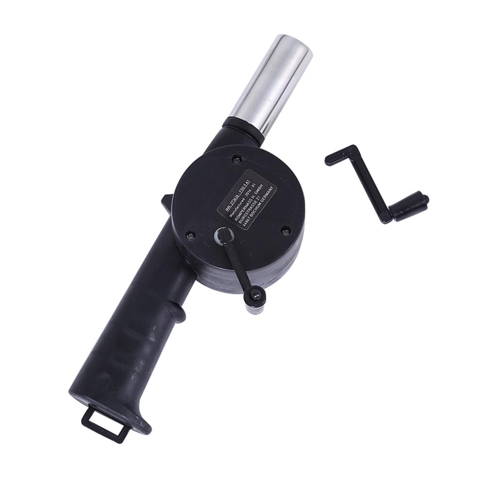 Hand Crank Barbecue Fan Air Blower Cooking BBQ Briquets Fire Bellows Outdoor *#