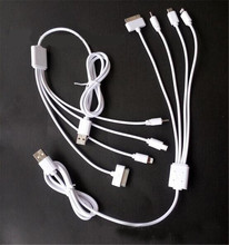 4 in 1 multifunctional Micro USB for Lightning 8pin and 30pin Charging Wire Cable for Android mobile phone 6/5s/4S