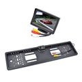 Car Rear View Camera backup parking with EU European Car License Plate Frame For 4 3