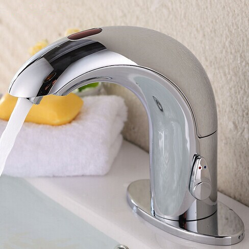 Bathroom touchless faucet basin mixer sensor faucet hot and cold Auto basin faucet touchless faucet water mixer