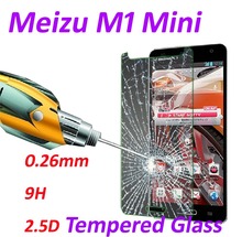 0.26mm 9H Tempered Glass screen protector phone cases 2.5D protective film For Meizu M1 Mini -5.0inch