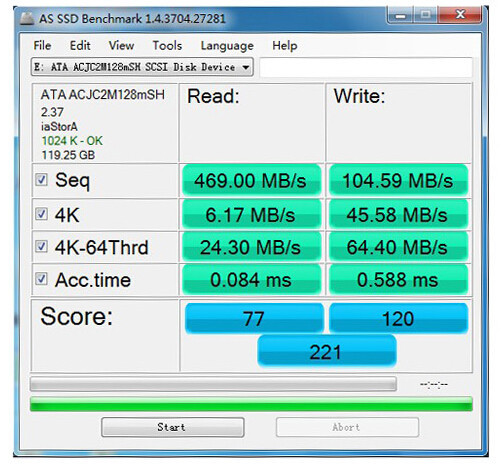 128GB HALF MSATA SPEED 3