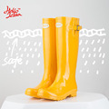 Hellozebra Women Rain Boots England Light knee High Rain Boots Women Candy Color Water Shoes Fall
