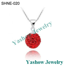 Shamballa Jewelry Pendant Necklaces White New Shamballa Necklaces Micro Pave CZ Disco Ball Beads Shamballa Necklaces