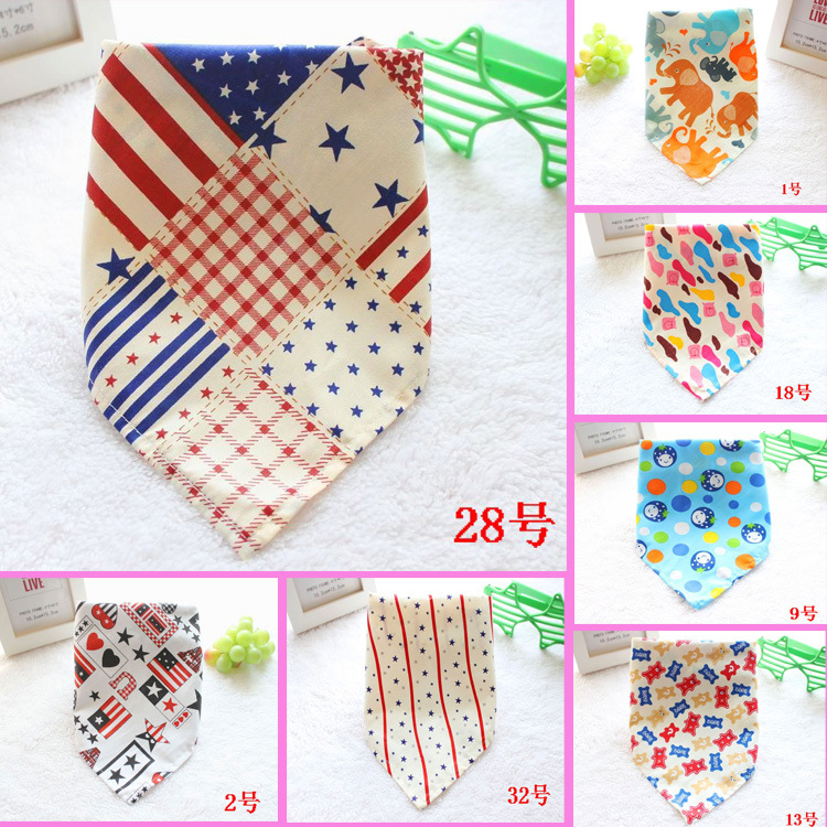 Cute Baby Bibs Burp Cloths Baby Girl Boy Infant Saliva Towel Newborn font b Feeding b