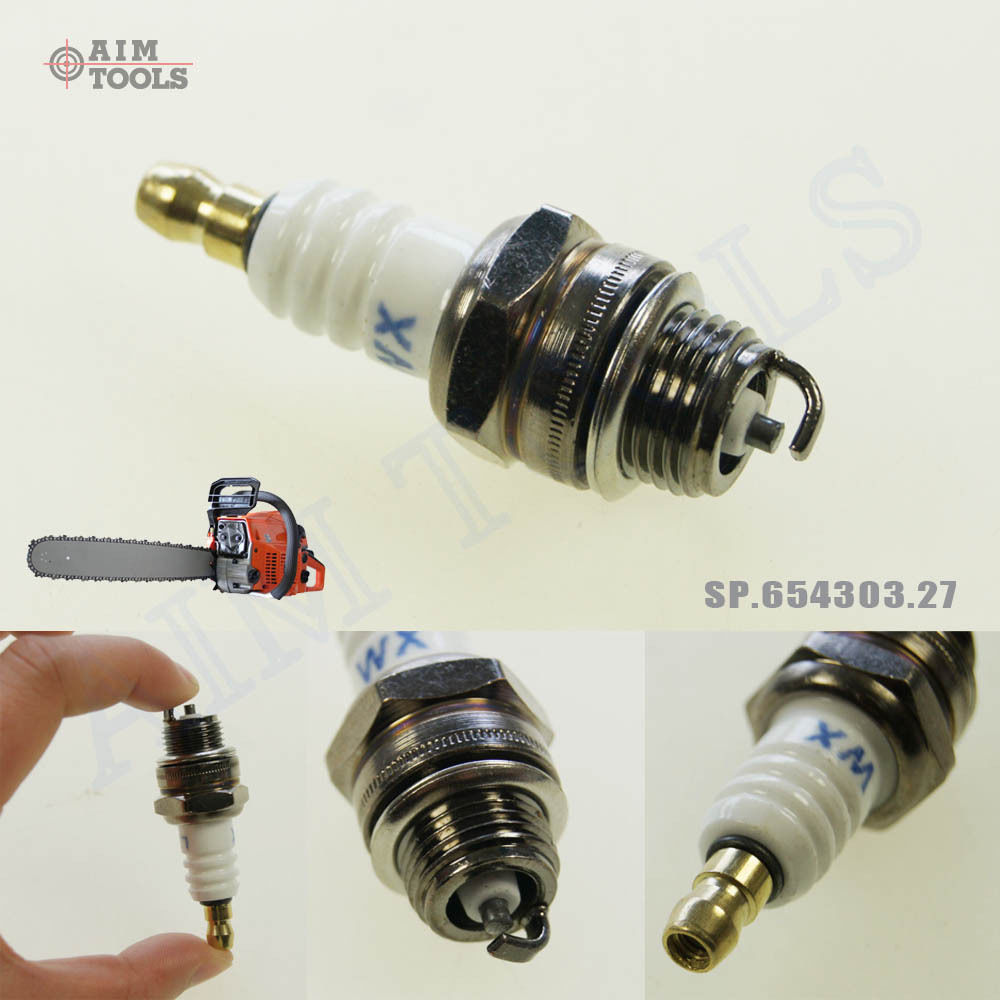 Spark Plug Spare Parts Replacement For 45cc Gasoline Chainsaw SP 654303 27