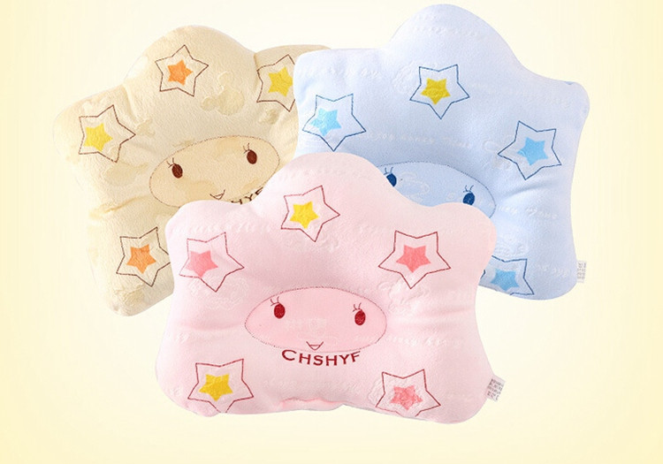 Comfort Star Baby Pillow Prevent Flat Head Ergonomics Cotton Newborn Sleeping Baby Bedding Pillow Kids Kawaii Nursing Pillow (4)