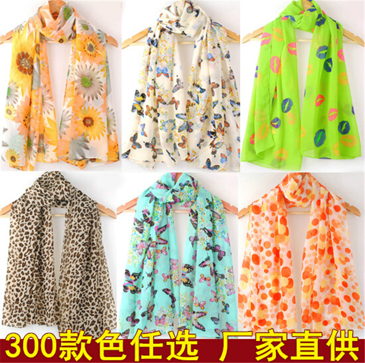 2015 new limited print from india winter scarf vel...