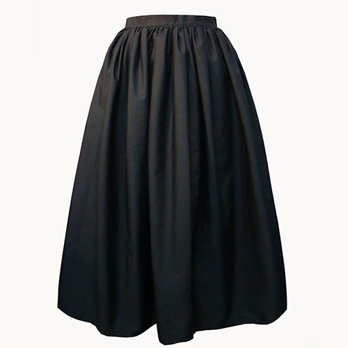 Vintage hepburn bust skirt small expansion skirt a-line skirt puff skirt high waist