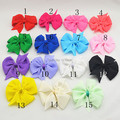 DIY high quality grosgrain ribbon hair bows baby hairbows girl boutique bows clips children hair accessories