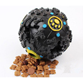 1Pc Black Pet Feeding Food Bite Dog Supplies Training Toys Favorite Squeaky Voice Sound Ball Dog